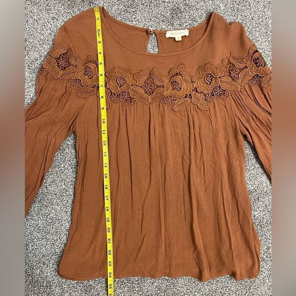 Black Swan Oriana‎ Orange Lace Top - Picture 8 of 8